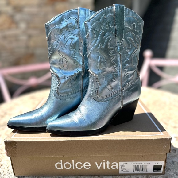 Dolce Vita Shoes - Dolce Vita Landen electric blue western Boots